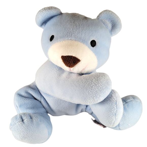 Ty Beanie Baby Blue Teddy Plush 14" 1994 Stuffed Animal Vintage Bear Toy - Picture 1 of 16